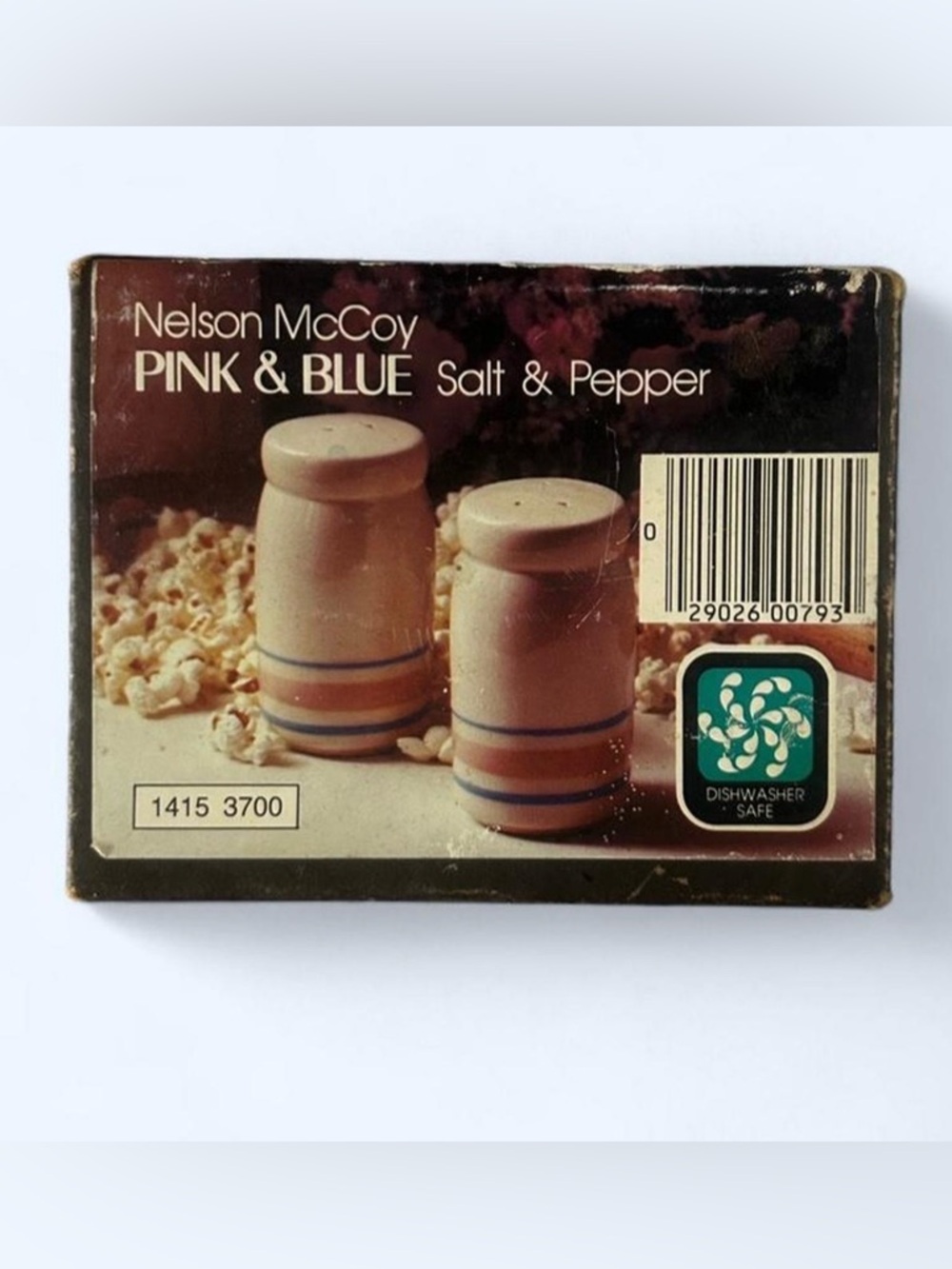 Vintage Nelson McCoy Pink & Blue Salt and Pepper Shakers